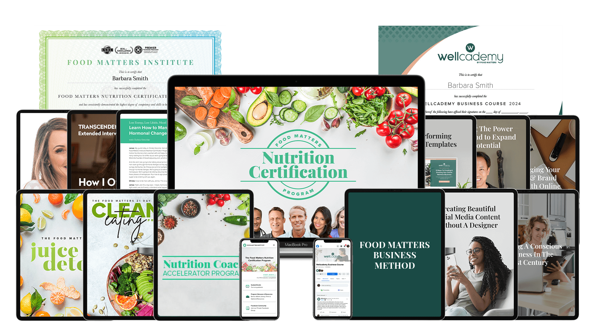 The Food Matters Nutrition Certification Course and Wellness Business Course