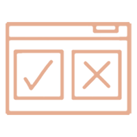 Complete a multiple choice quiz at the end of each module (retake as many times as you need).