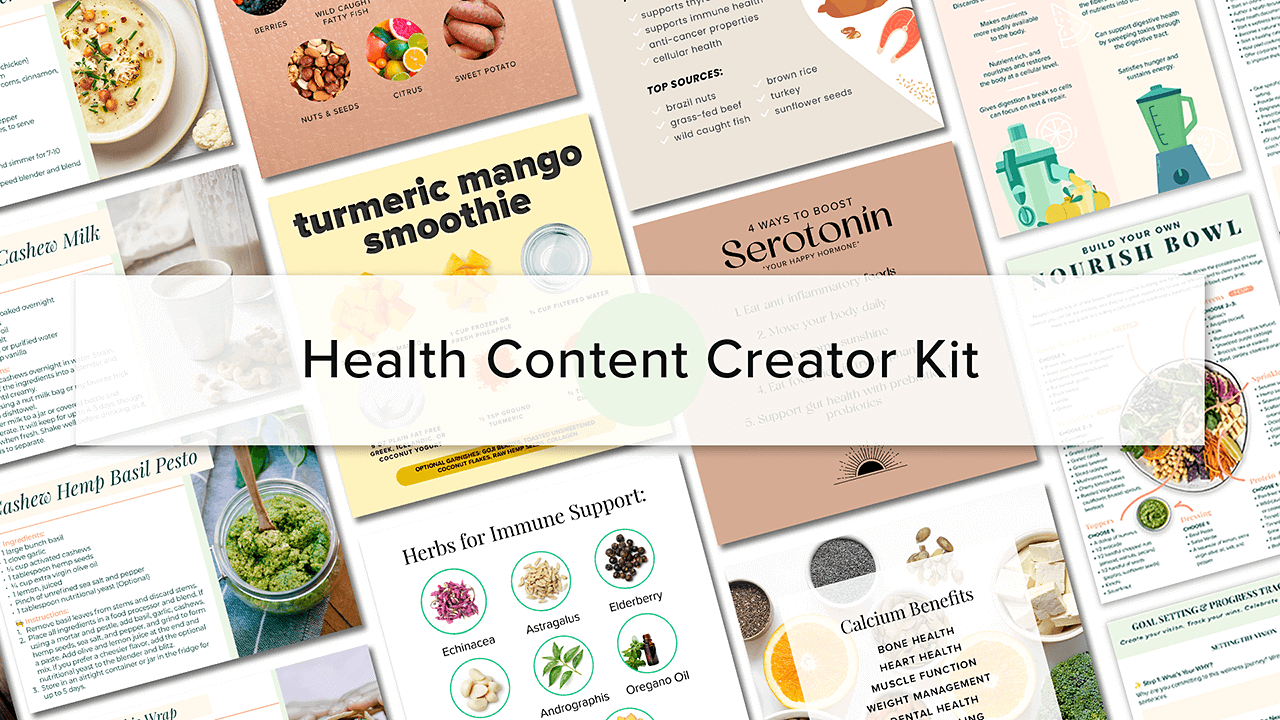Health Creator Content Kit